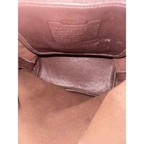 Coach Soho Cornelia Brown Leather Backpack Vintage USA Creed H7H-4162 Brown 1997 - Picture 6 of 10